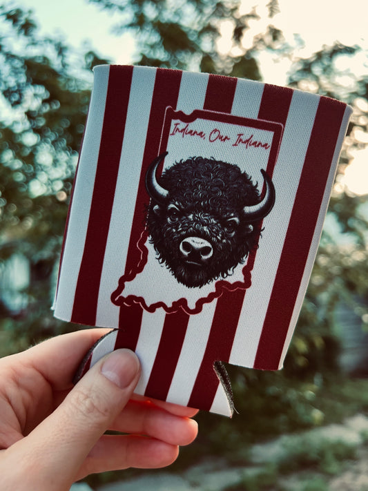 Hoosier Bison Koozie