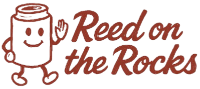 Reed on the Rocks Koozies