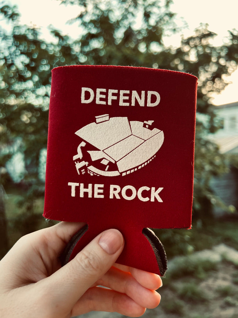 Coach Hep Defend the Rock Koozie