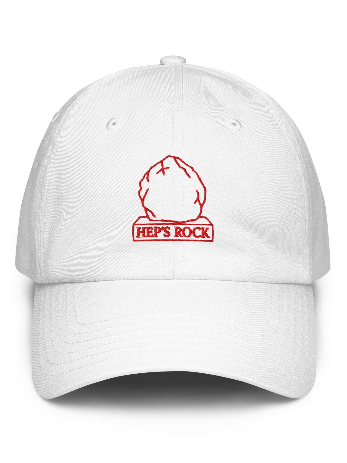 Hep's Rock Under Armour Hat - Red Embroidery