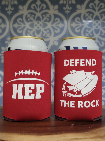 Coach Hep Defend the Rock Koozie